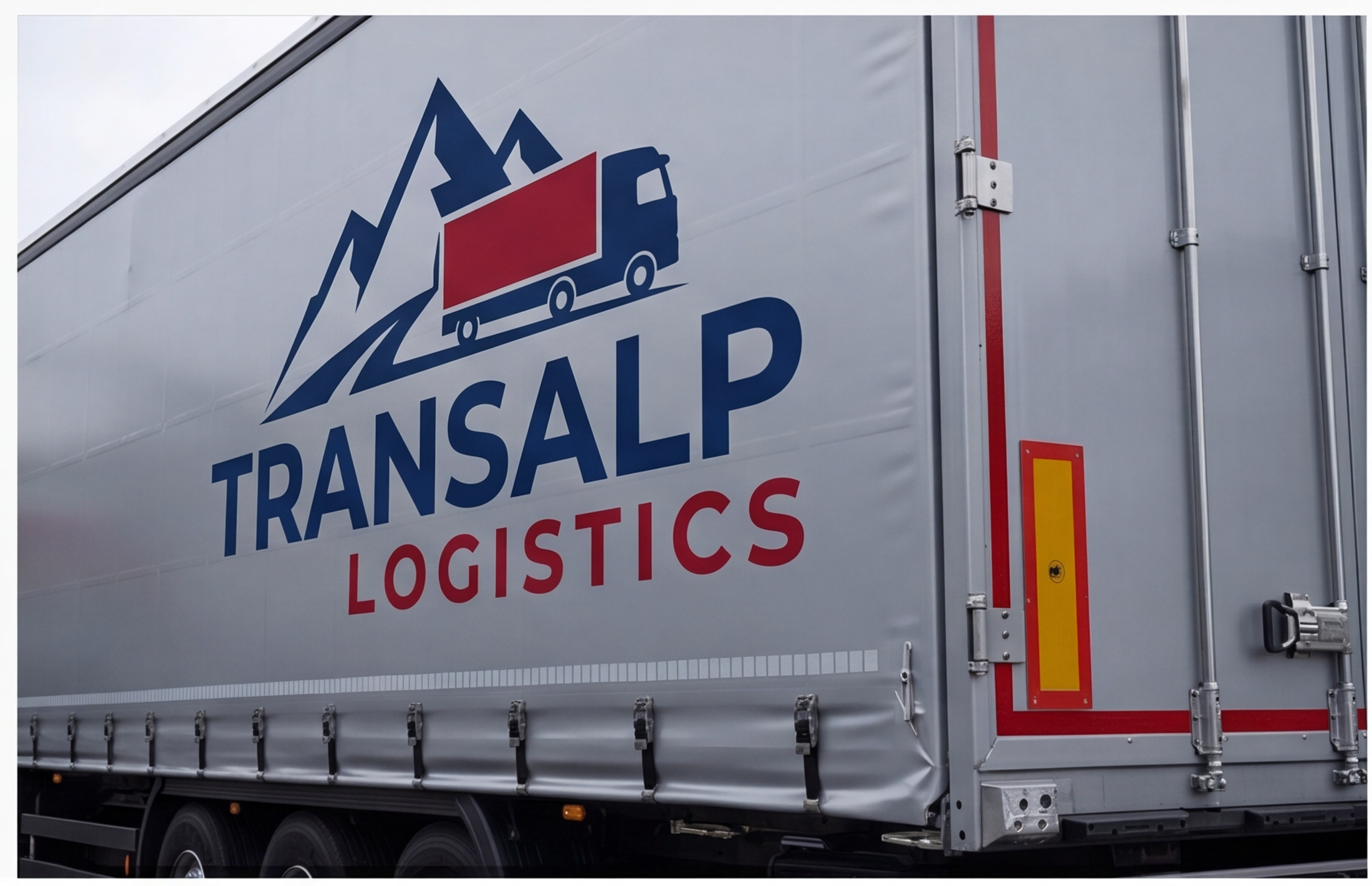 LKW-Folierung – Sattelzug und Trailer beschriften